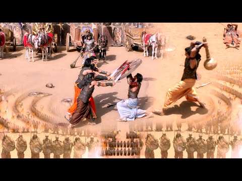 चारो तरफ से चक्रव्यूह मे घिरा वीर अभिमन्यु || Chakravyuh Mahabharat Scene || Bhakti Bharat