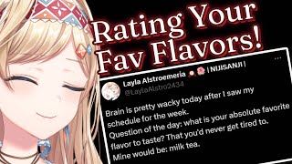 【TOTALLY NOT JUDGING YOU】Rating Your Favorite Flavors!【NIJISANJI | Lay