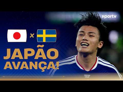 JAPÃO 1 X 1 SUÉCIA | JAPÃO VAI ENCARAR O BRASIL | Giro da Rodada | Copa do Mundo 2026 | sportv