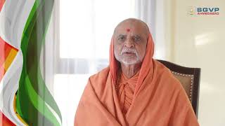 79 India independence day 2025 || Param Pujya Sadguru Shree Madhavpriyadasji Swami - SGVP Ahmedabad