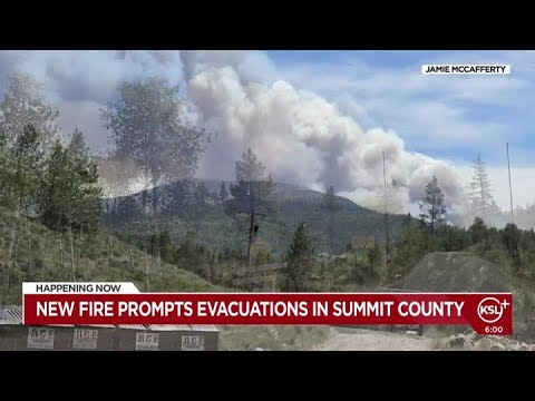 YouTube video thumbnail: Campers Evacuated After Wildfire Starts in Northern Utah