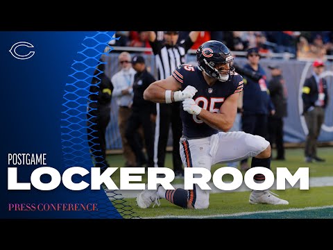 Bears postgame locker room following loss to Dolphins | Chicago Bears video clip
