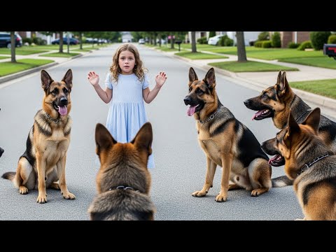 After Losing Her Parents Little Girl Forget to Speak—Until Six Dogs Surrounded Her, did Unbelievable