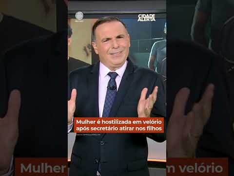 Mulher é hostilizada em velório após secretário atirar nos filhos #Shorts #CidadeAlerta