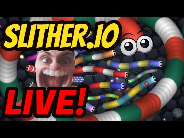 HILARIOUS SLITHER.io Live Stream! | The Frustrated Gamer | Weekly Slither.io Livestream!