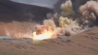 BOOM! World's Largest SRB Motor-1 Static Fire Test Failure