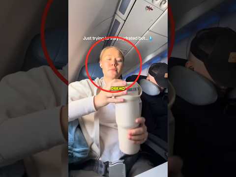 Never Open Chips or Bottles Inside an Airplane #shorts