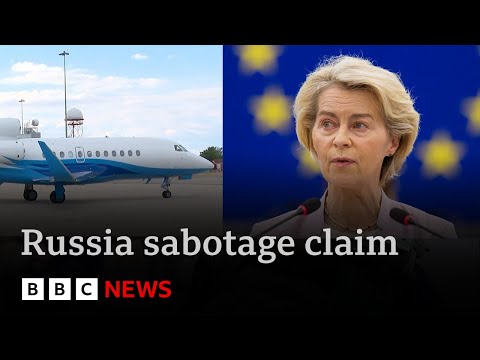 YouTube video thumbnail: Russia Accused of Sabotaging EU Chief’s Plane by Jamming GPS