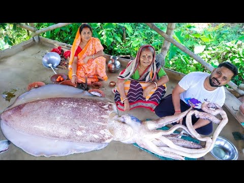 Squid খেতে এত ভালো আগে জানলে আরো অনেকগুলো নিয়ে আসতাম | Squid Cutting & cooking |
