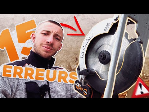 99 % des débutants font ces ERREURS avec la SCIE CIRCULAIRE (et comment les éviter)