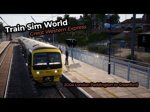 2G04 London Paddington to Greenford - TSW: GWE