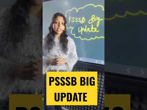 PSSSB BIG UPDATE // PSSSB BIG NEWS