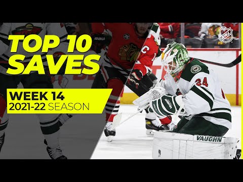 Top 10 Saves from Week 14 of the 2021-22 NHL Season