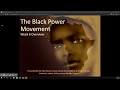 Black Panther Party and Black Power Movement