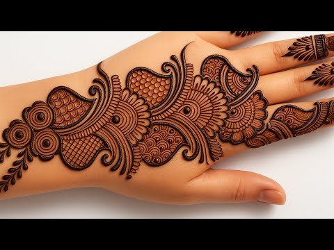 Latest Full Hand Mehndi Design 2025 | Arabic + Stylish Mehndi for All Occasion back hand mehndi