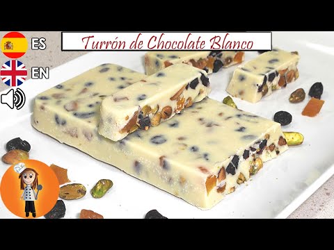 Turrón de Chocolate Blanco | Receta de Cocina en Familia