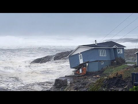 شاهد: فيونا.. من إعصار إلى عاصفة مدارية على السواحل الشرقية لكندا
