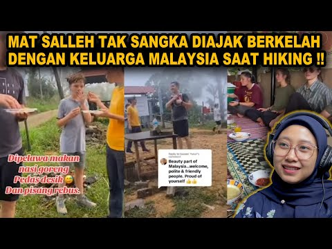 INILAH SIFAT ORANG KITA❗MAT SALLEH TAK SANGKA DIAJAK BERKELAH DENGAN KELUARGA MALAYSIA SAAT HIKING