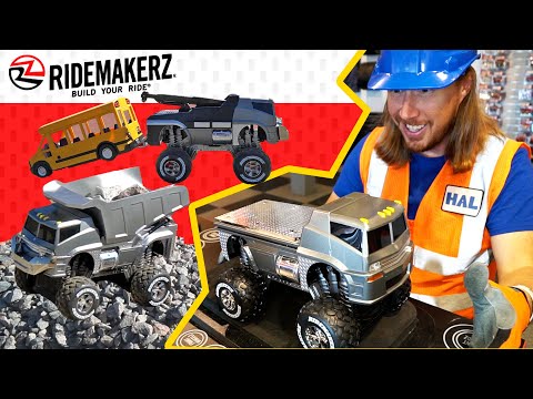 Tow Trucks for Kids 🚚🔧 Handyman Hal builds a Tow Truck at Ridemakerz