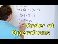 Order of Operations in Mathematics