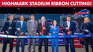 The Buffalo Bills Open Highmark Stadium With A Ceremonial Ribbon Cutting!