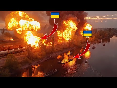Emergency! Russian Landing Ship Hit! Ukraine Has Blown The Main Artery Of Russian Logistics!