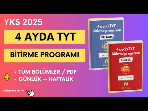 4 Ayda TYT Bitirme Programı / PDF / Tüm Bölümler / 2025 Tayfa