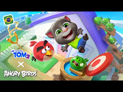 Talking Tom + Red vs. Porcos! 🐷💥 Angry Birds e Meu Talking Tom 2