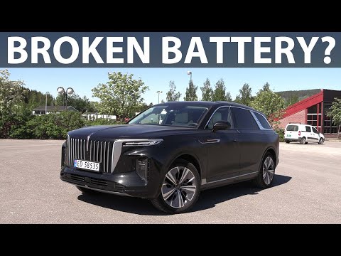 Hongqi E-HS9 Exclusive test for faulty battery