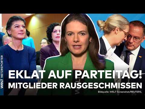 PARTEITAG - AFD & BSW: Eklat - Mitglieder rausgeschmissen! Rechtsextreme Junge Alternative aufgelöst