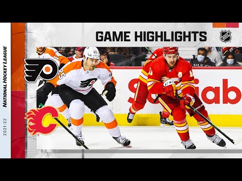 Flyers @ Flames 10/30/21 | NHL Highlights