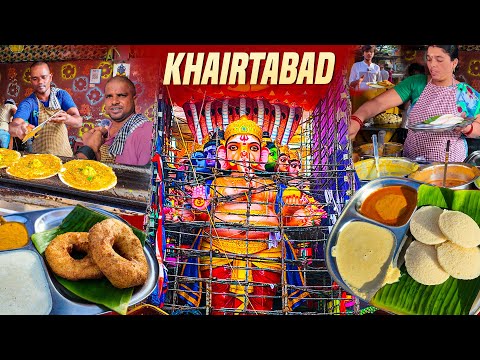 Khairtabad Ganesh 2024 1st Darshanam | Most Famous Vada in Khairatabad | @StreetFoodCatalog