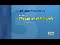 Mineral Luster and Testing Procedures