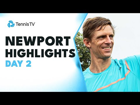 Anderson Returns To Action; Isner, Cressy, Johnson Feature | Newport 2023 Highlights Day 2