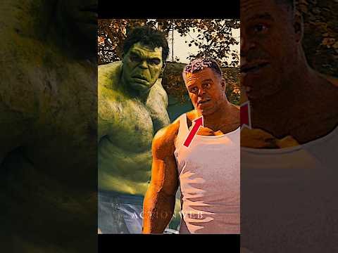 His Angry Kick Red Hulk Every Time Ironman Hightec thor hidden things #shorts #actionweb