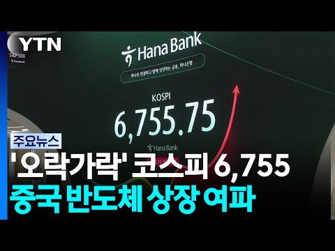 중국 반도체 상장에 코스피 오락가락...강보합 마감 / YTN