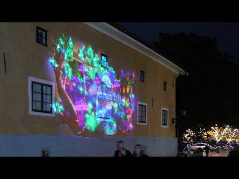 Video mapping - Lights in Alingsås 2024 - "A world within"