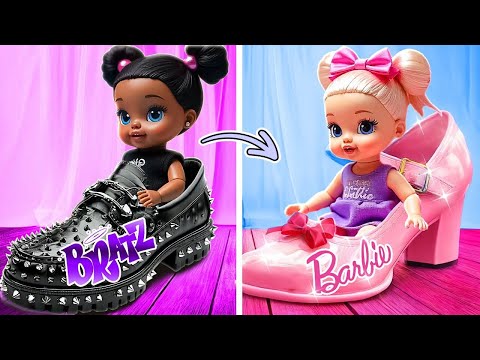 Bratz Benötigt Ein Neues Gesicht! Bratz Erhält Ein Großes Barbie Beauty Makeover