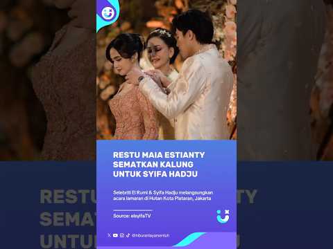 Simbol Cinta El Rumi dan Syifa Hadju, Maia Estianty Beri Kalung Berlian Rp.247 Juta #syifahadju