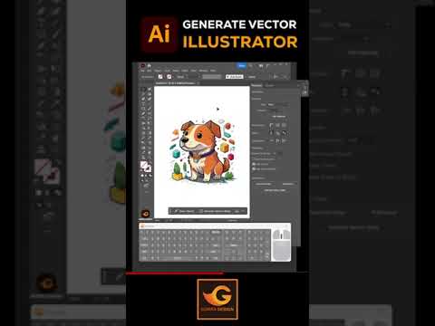 สร้างการ์ตูนVectorด้วยTextIllustratorcc2024aigenerateGorrade