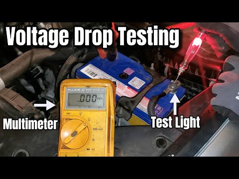Voltage Drop Test With Multimeter & Test Light - How To DIY Test Battery, Clamps & Leads Faults