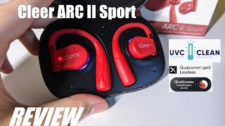 Vido-Test : REVIEW: Cleer ARC II Sport Open Ear Wireless Earbuds - UV Cleaning Case,  aptX Lossless!