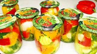 Маринованные овощи на зиму — вкусно, как у бабушки