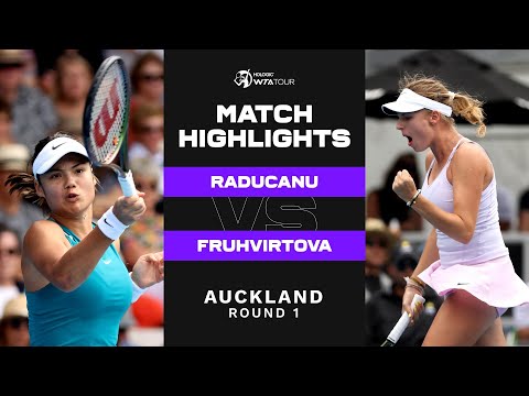 Emma Raducanu vs. Linda Fruhvirtova | 2023 Auckland | WTA Match Highlights