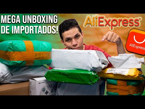 Chegou!! SUPER UNBOXING DE IMPORTADOS do ALIEXPRESS (Só item TOP) ainda vale a pena em 2025?