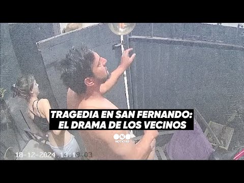 TRAGEDIA en San Fernando: el DRAMA de los VECINOS - Telefe Noticias