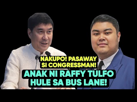 ANAK NI RAFFY TULFO NA CONGRESSMAN NA TIKETAN DAHIL SA PAGDAAN SA EDSA BUS LANE!