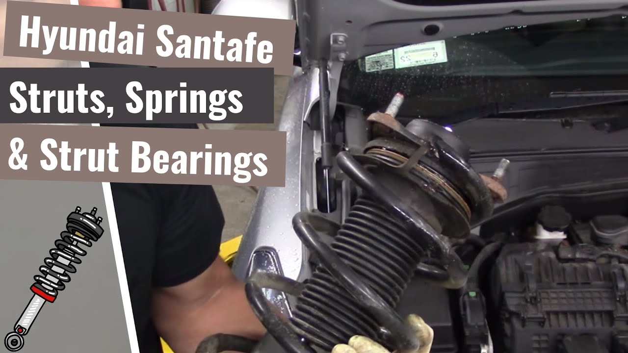 Hyundai SantaFe: Broken Front Coil Spring