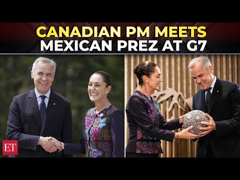 YouTube video thumbnail: G7 in Canada: PM Carney Meets Mexican President Sheinbaum, Trump Border Tensions and Usmca on Cards?