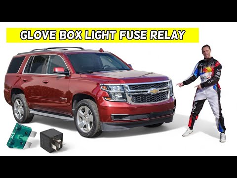 CHEVROLET TAHOE SUBURBAN GLOVE BOX LIGHT FUSE RELAY LOCATION REPLACEMENT 2015 2016 2017 2018 2019 20